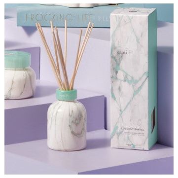 Coconut Santal Marble Diffuser 5.7 oz