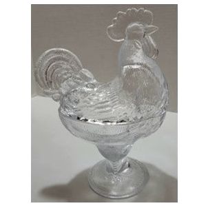 Glass Rooster Kitchen Accesor