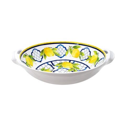 Melamine Large Two Handled Bowl 13in - Palermo