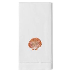 Shell Scallop Blush Hand Towel