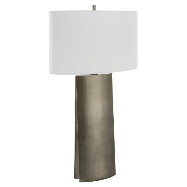 V-Groove Table Lamp