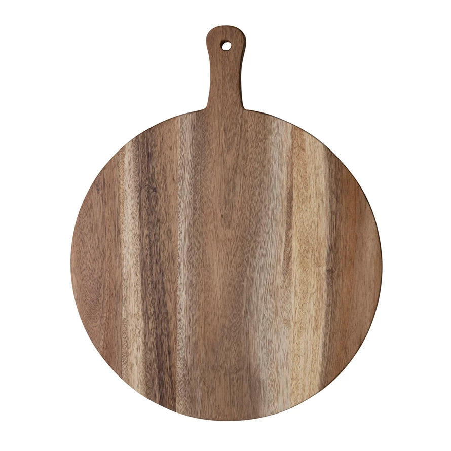 Suar Wood Cheese Board w/ Handle