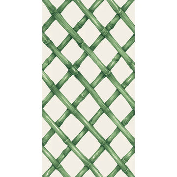 Green Lattice Guest Napkin