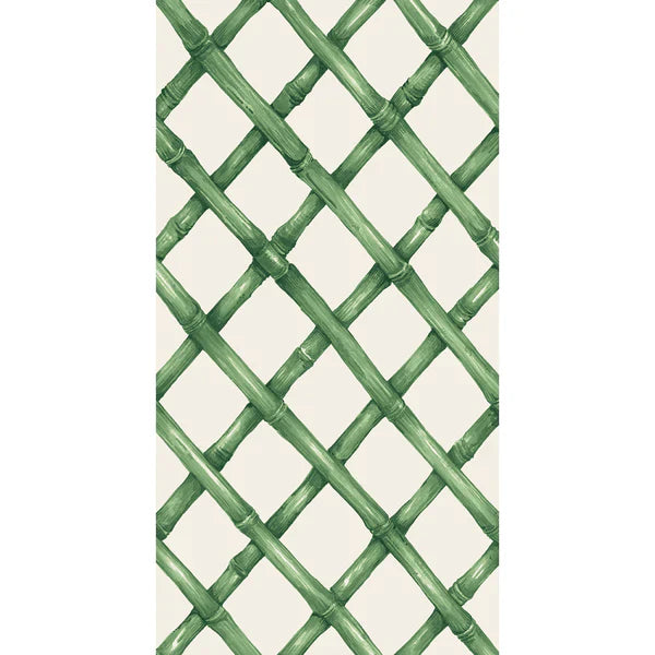 Green Lattice Guest Napkin