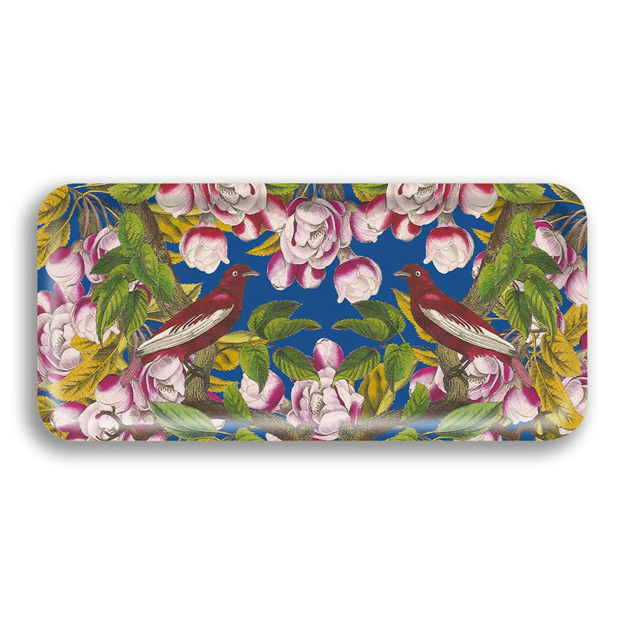 Ruby Birds Small Narrow Tray