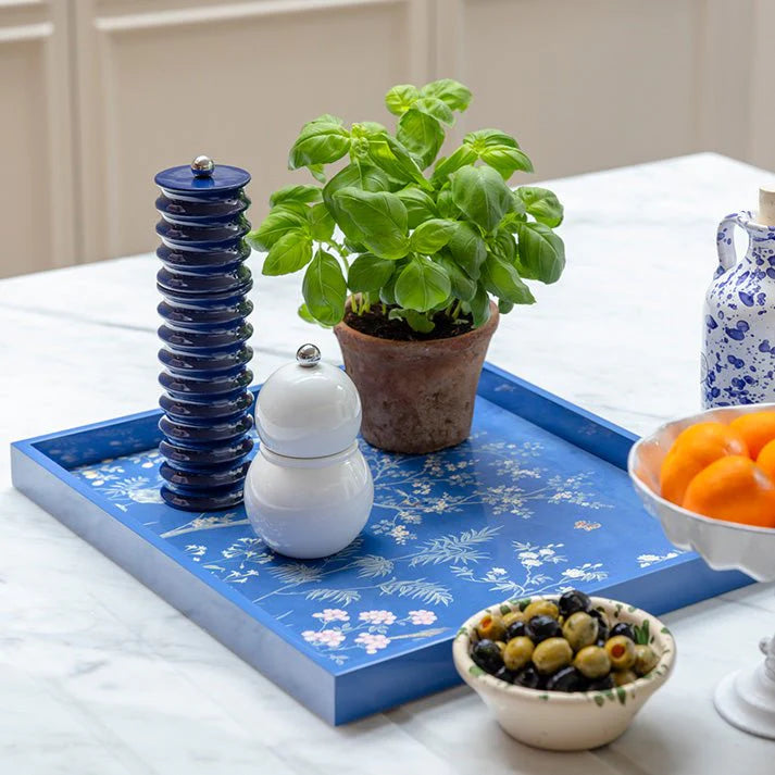 Blue Medium Chinoiserie Tray