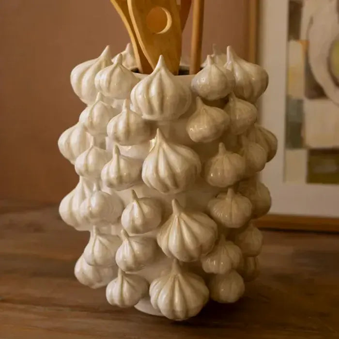 Ceramic Produce Vase Garlic