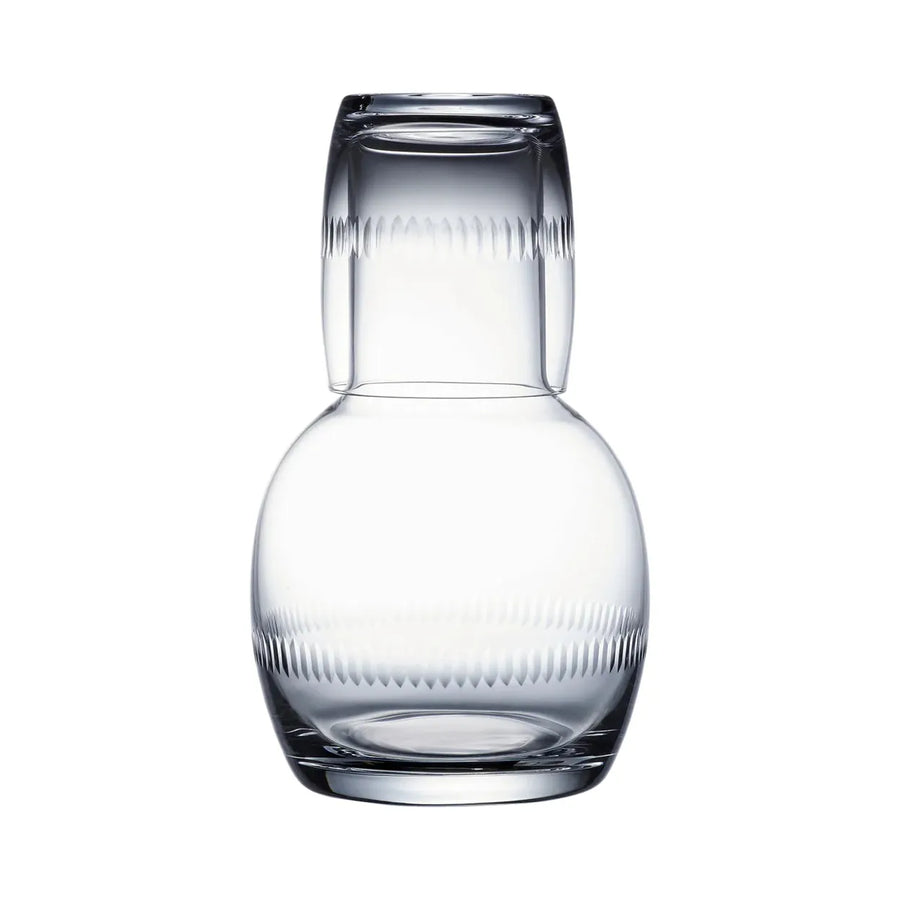 Crystal Carafe Set with Spears Design