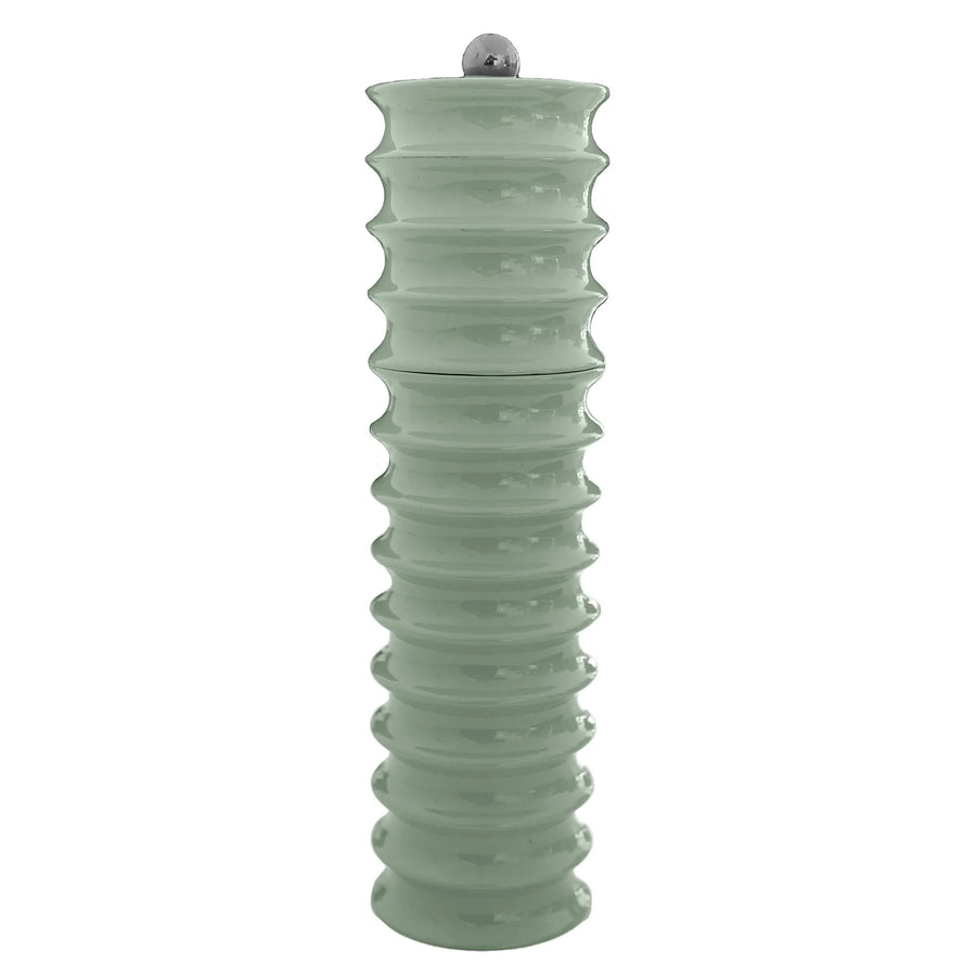 Sage Green Twister Salt and Pepper Mill