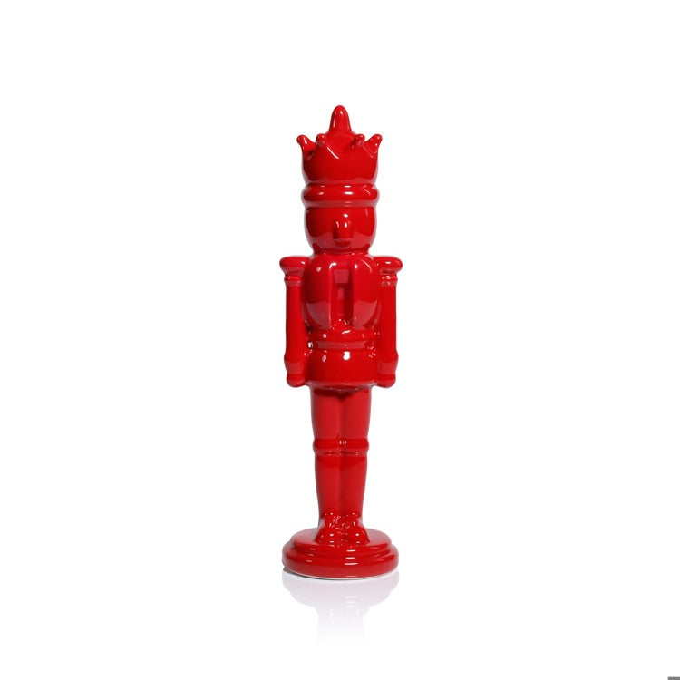 Ceramic Red Nutcracker