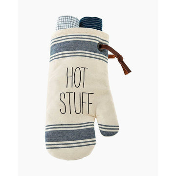Hot Stuff Oven Mitt and Towel Set
