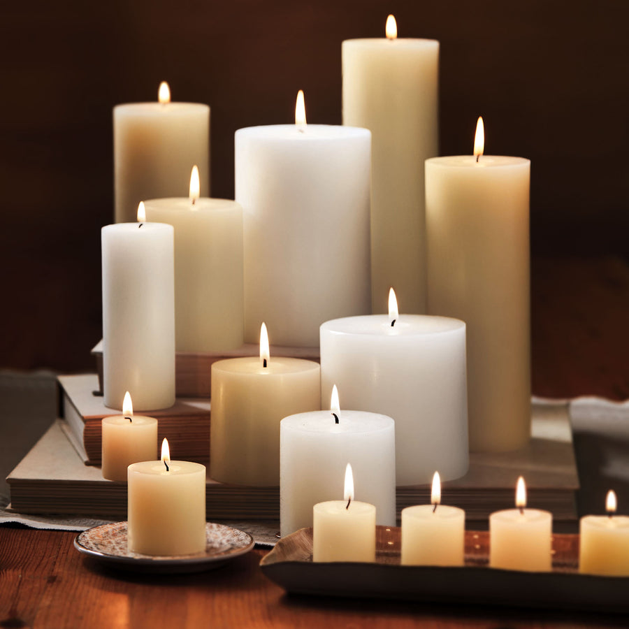 Chapel Pillar Candle 3x3 - White