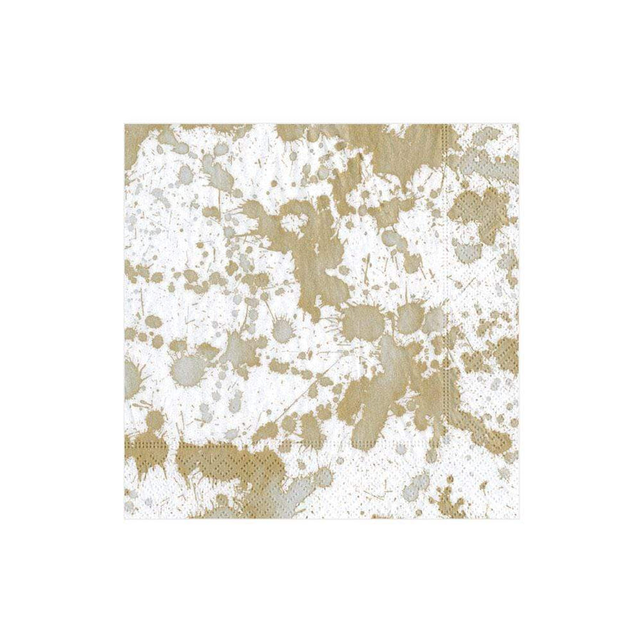 Cocktail Napkins - Splatterware Gold