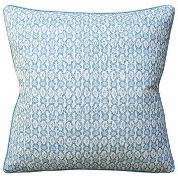 Galon Print Pillow - Aqua