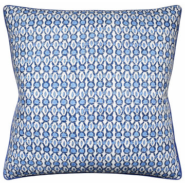 Galon Print Pillow - Blue