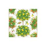 Cocktail Napkins - Citrus Topiaries White