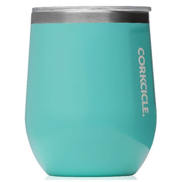 Corkcicle Stemless Turquoise 12 oz.