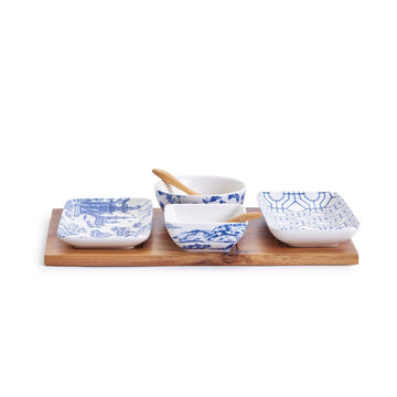 Chinoiserie Tidbits and Tapas Serving Set
