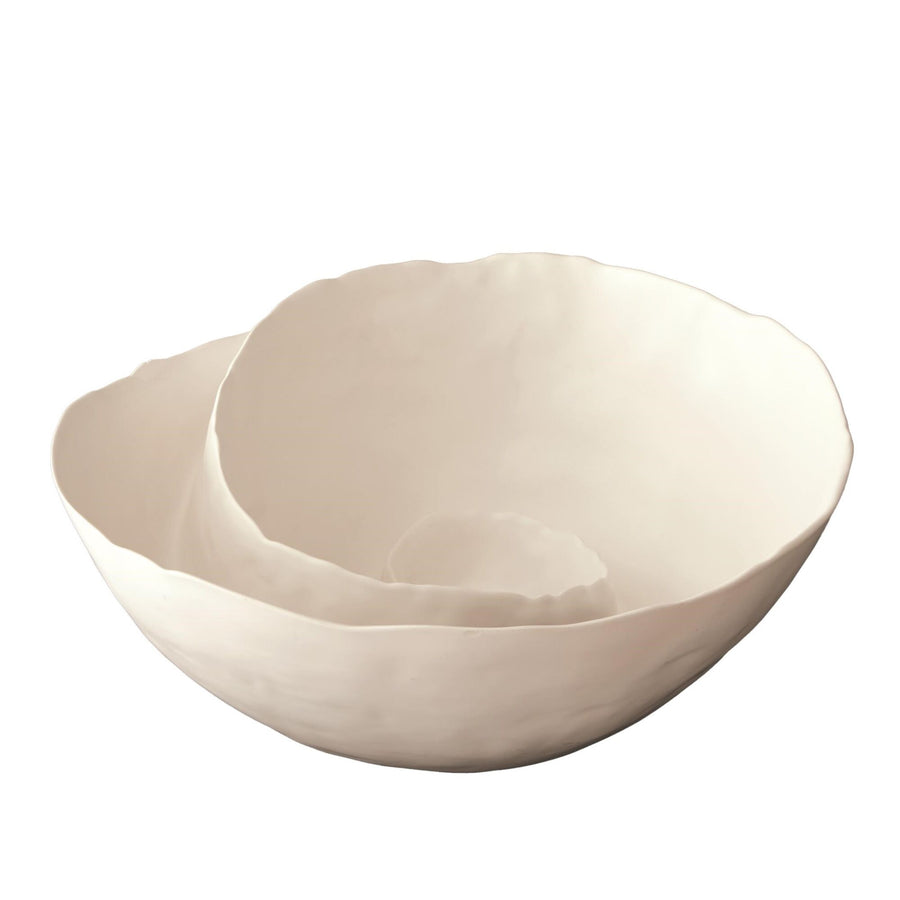 Spiral Bowl - Matte White