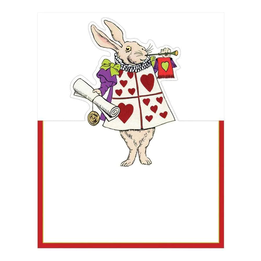 Alice in a Winter Wonderland Die-Cut Place Cards