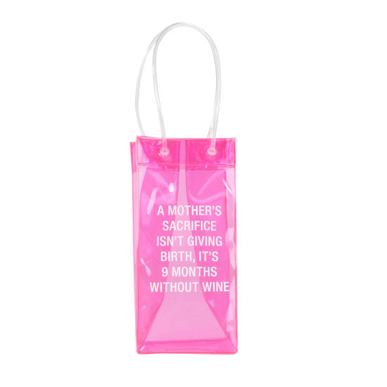 A Mother’S Sacrifice Isn’t Giving Birth Wine Tote