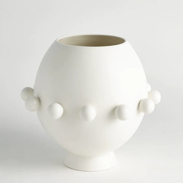 Spheres Collection Vase -Ivory