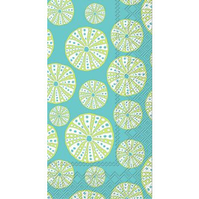 Guest Towel - Turquoise Urchin