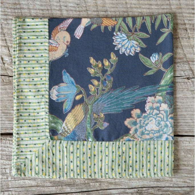 Cotton Voile Napkin - Exotic Bird Print