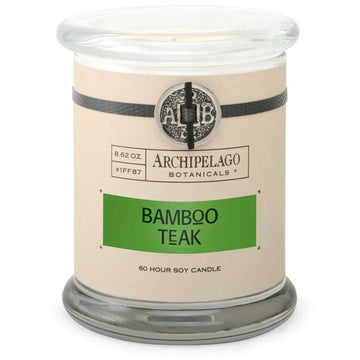 Archipelago Botanicals Glass Jar Candle - Bamboo Teak