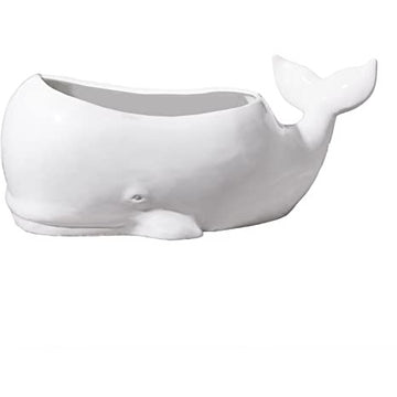 Beluga Whale Planter Beverage and Ice Tub - Ceramic