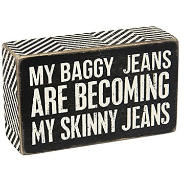 Box Sign, Baggy Jeans