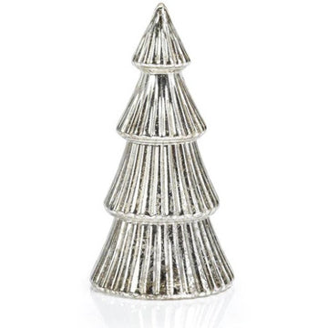 LED Ribbed Antique Tree-Silver