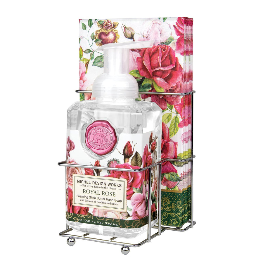 Royal Rose Foaming Soap Napkin Set