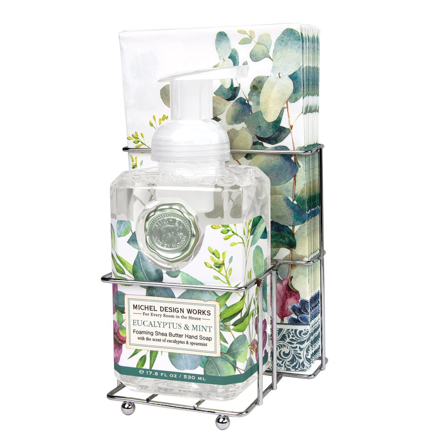 Eucalyptus & Mint Foaming Hand Soap Napkin Set