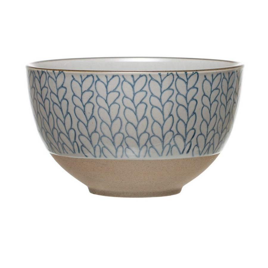 Hand-Painted Stoneware BowL
