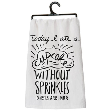 Dish Towel - A Cupcake Without Sprinkles