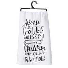 Dish Towel - Silence Is Golden