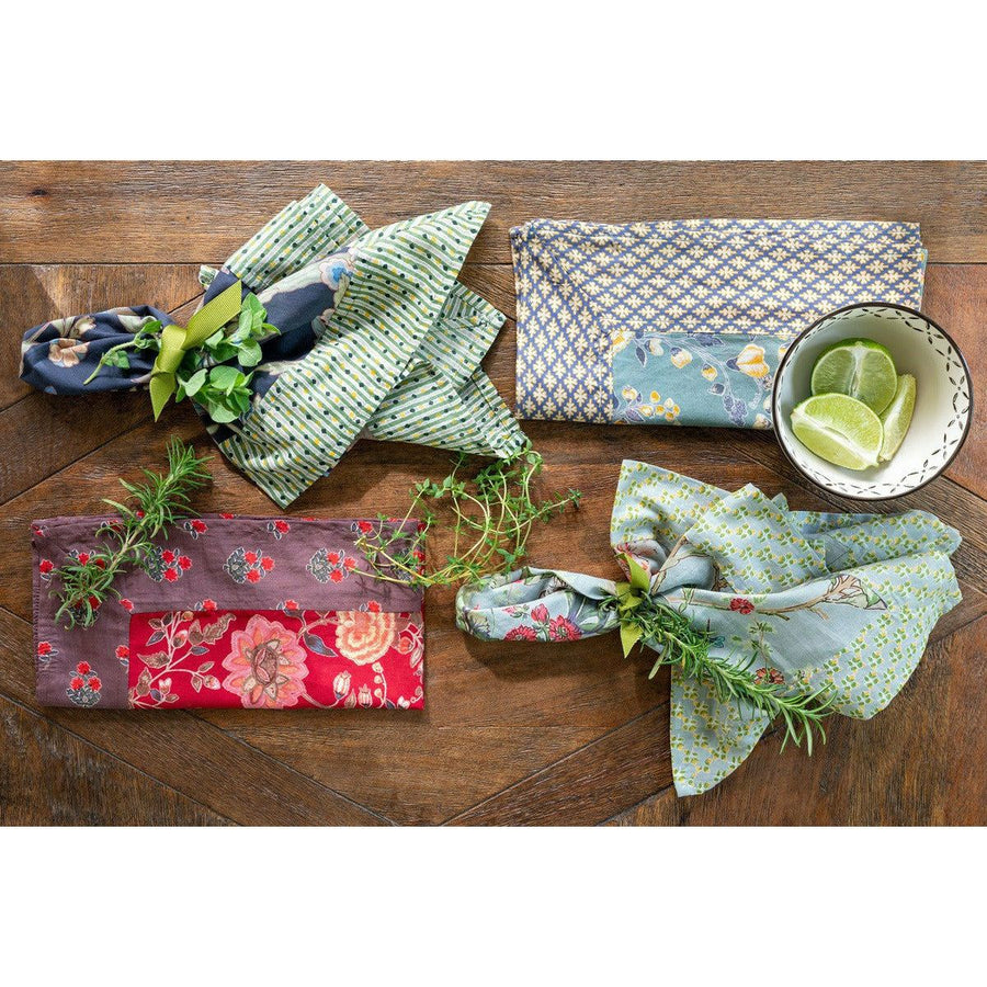 Cotton Voile Napkin - Malamar Red