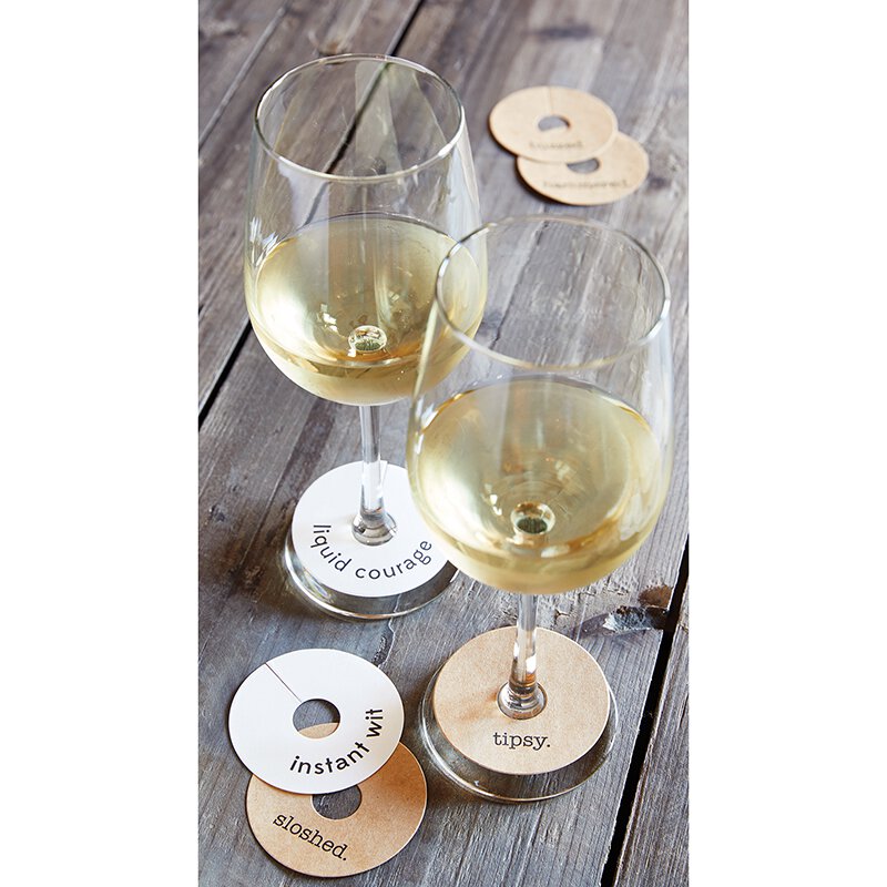 Wine Glass Tag Assortment - WINE