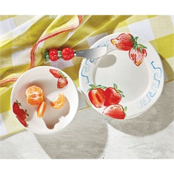 Dolce Vita Strawberry Appetizer Plate