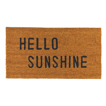 Face to Face Door Mat - Hello Sunshine