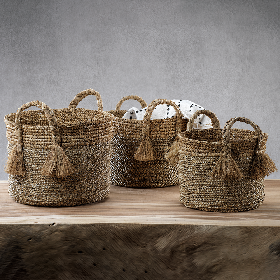 Barletta Seagrass Baskets