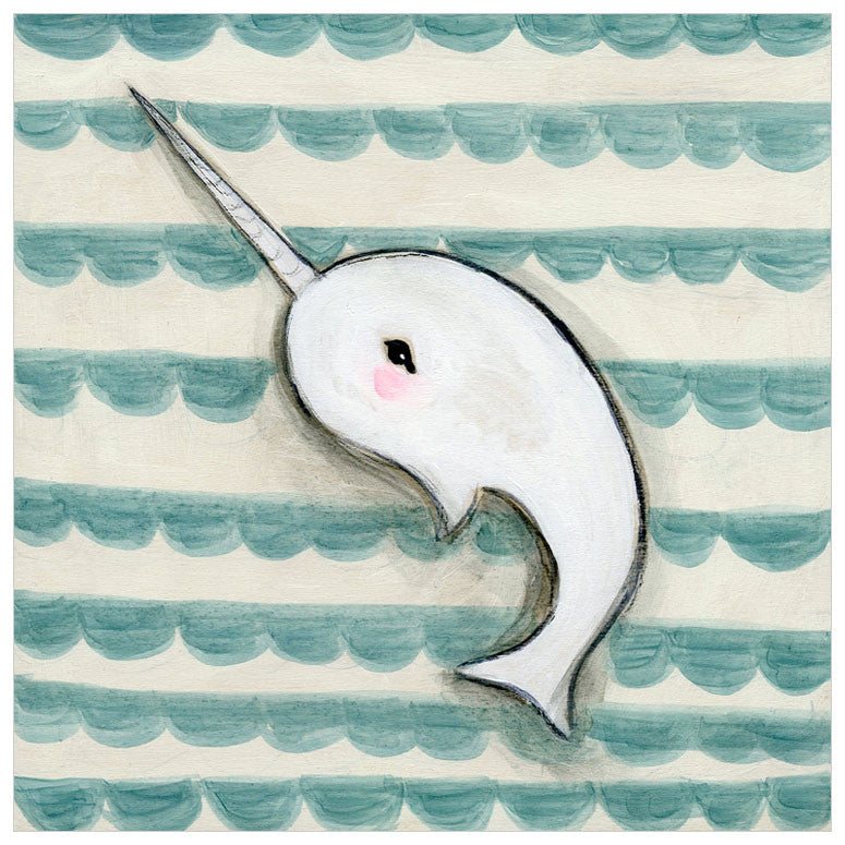 Narwhal Wall Art Creative Thursday by Marisa