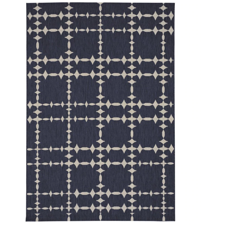 Finesse-Tower Court Navy Rug