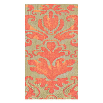 Palazzo Paper Guest Towel Napkins in Coral