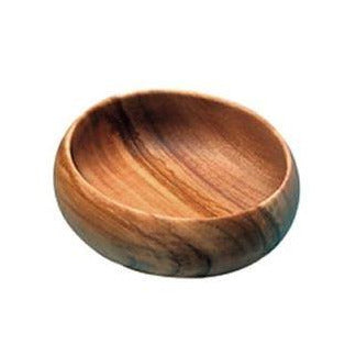 Acacia Wood Round Nut & Dipping Bowl  4
