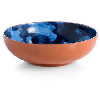 Algarve Salad Serving Bowl Blue