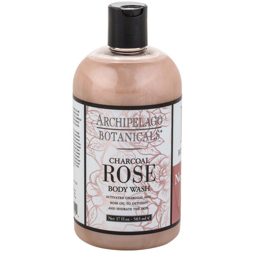 Archipelago Botanicals 17 oz. Body Wash - Charcoal Rose