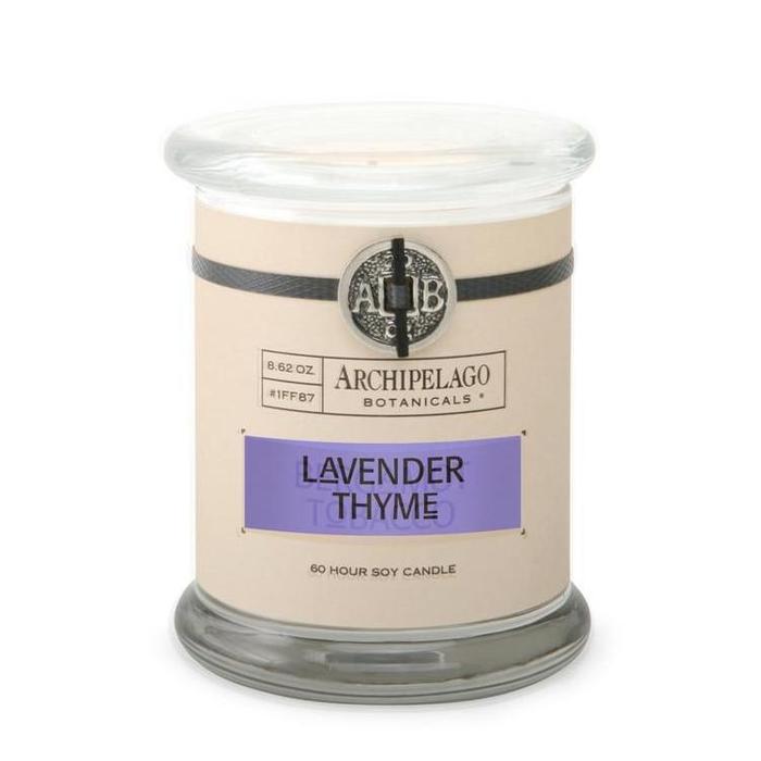 Archipelago Lavender Thyme Glass Jar Candle