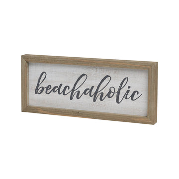 Beachaholic Barn Box Sign